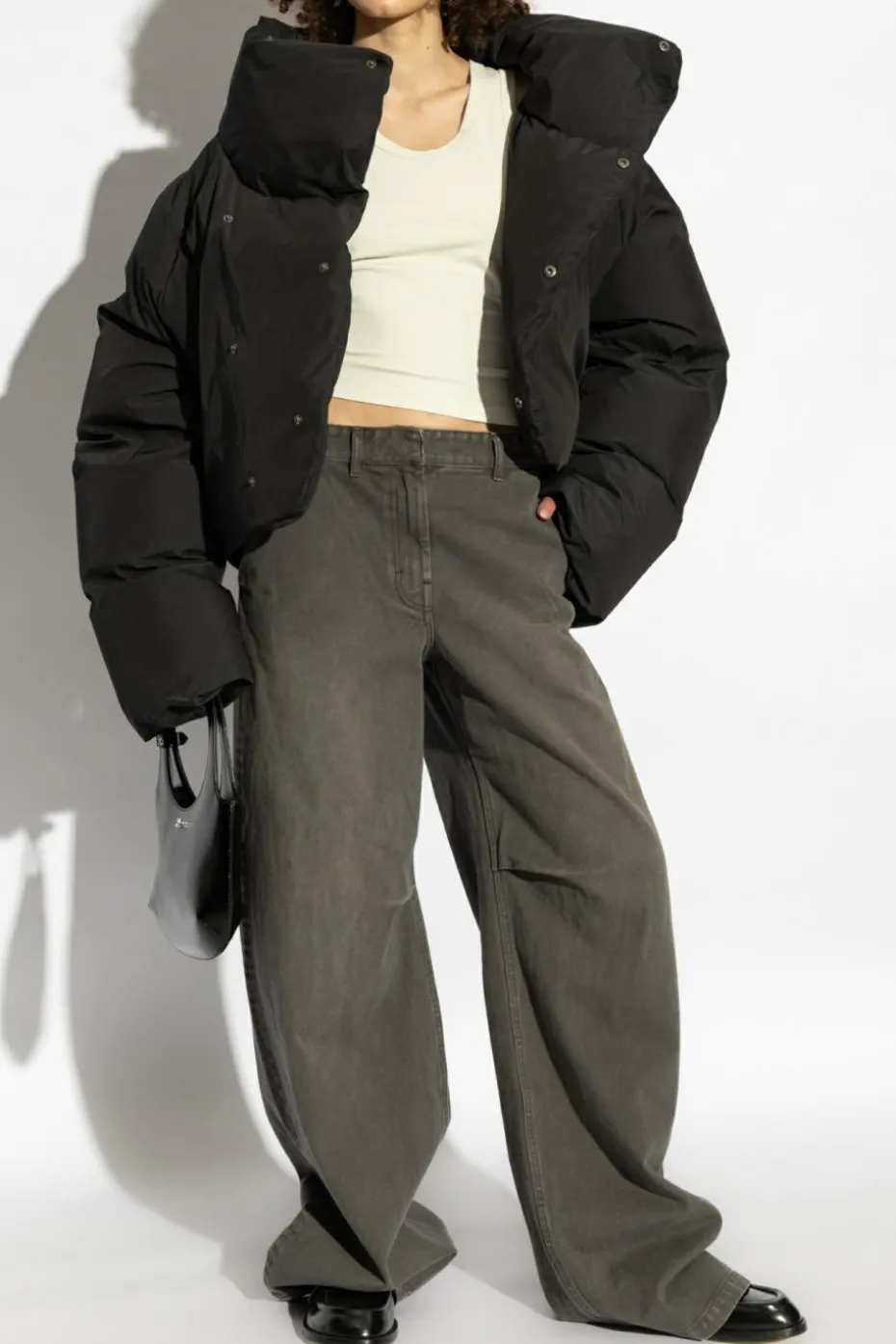 ENTIRE STUDIOS BLACK Dbl down jacket