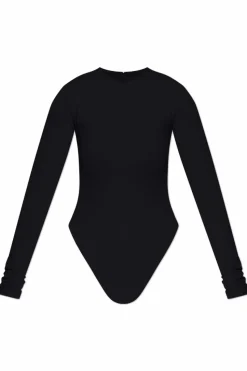 ENTIRE STUDIOS BLACK Long sleeve bodysuit