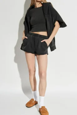 ENTIRE STUDIOS BLACK Shorts Micro