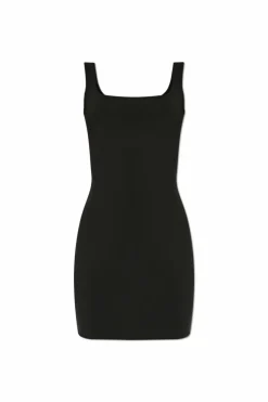 ENTIRE STUDIOS BLACK Square Mini Dress