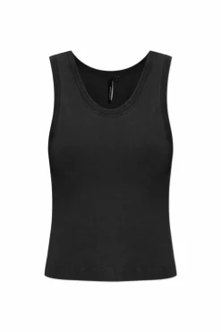 ENTIRE STUDIOS BLACK Top Cropped