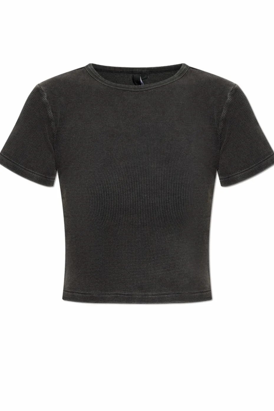ENTIRE STUDIOS BLACK T-shirt Micro Waffle