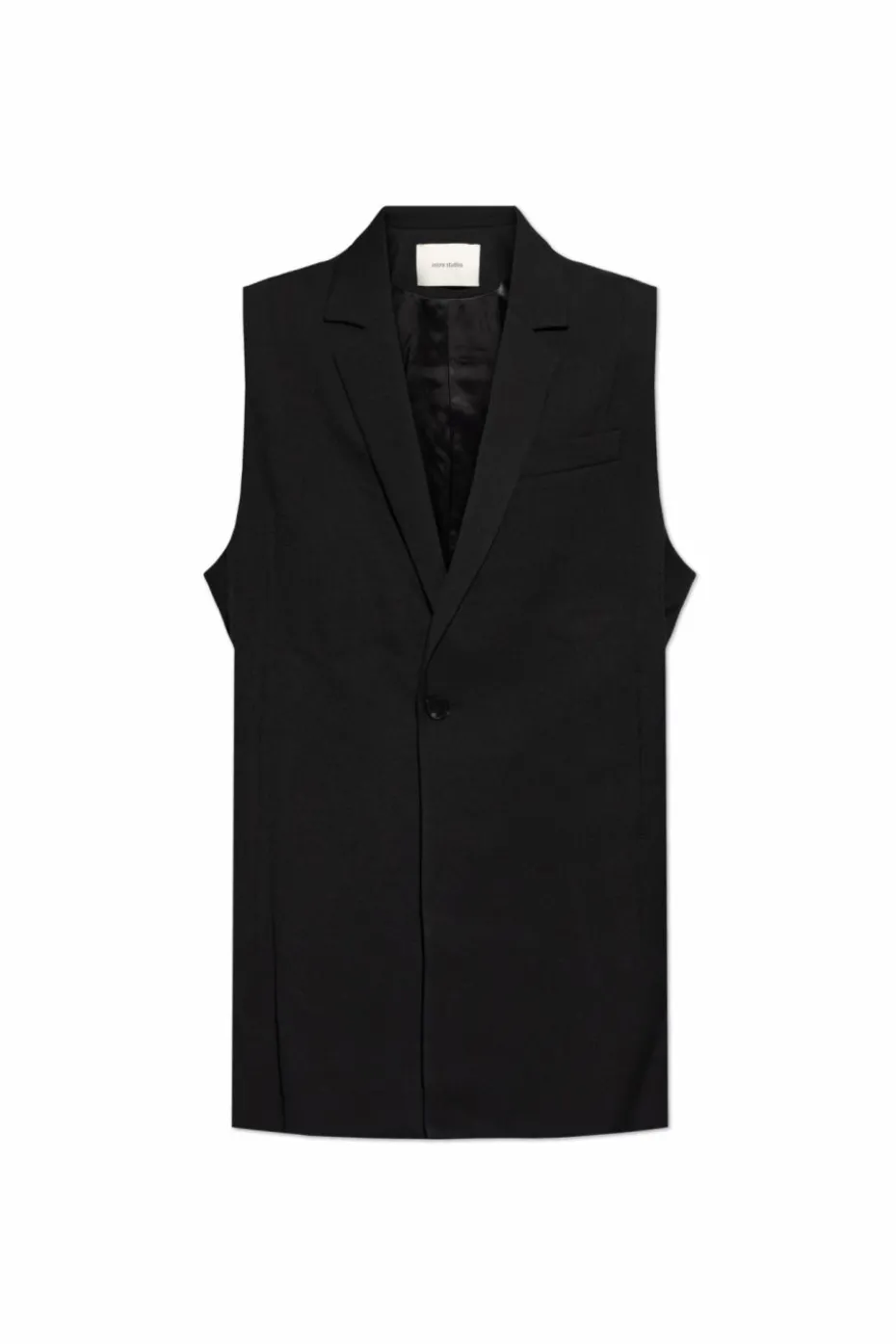 ENTIRE STUDIOS BLACK Vest Plateau
