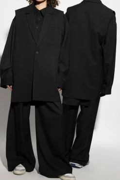 ENTIRE STUDIOS BLACK Vest Plateau