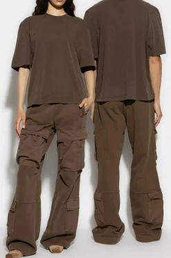 ENTIRE STUDIOS BROWN Cotton t-shirt