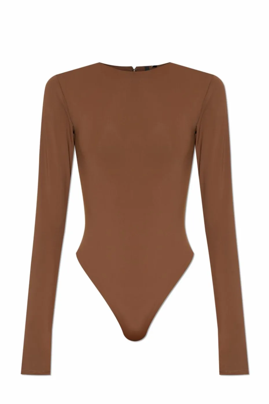 ENTIRE STUDIOS BROWN Long sleeve bodysuit