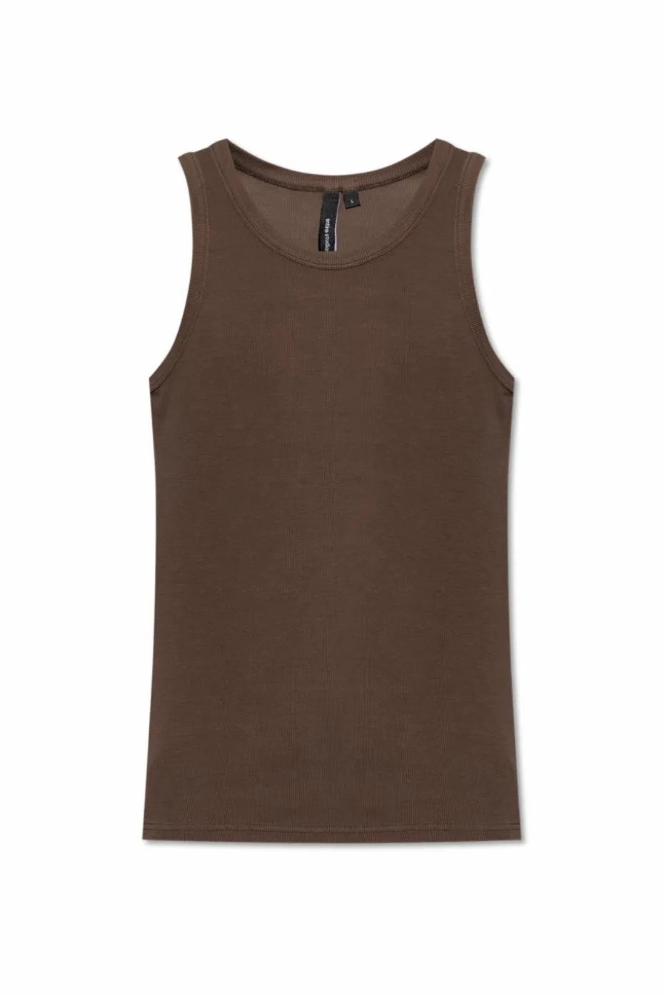 ENTIRE STUDIOS BROWN Ribbed top