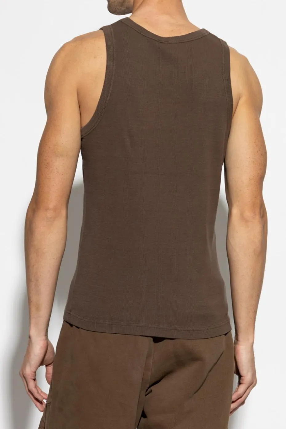 ENTIRE STUDIOS BROWN Ribbed top