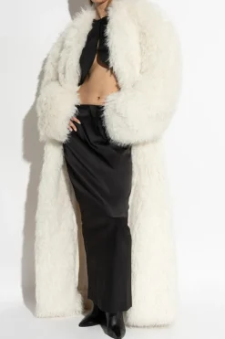 ENTIRE STUDIOS cream Faux fur Chrysalis