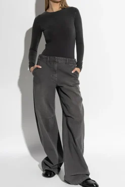 ENTIRE STUDIOS GREY Long Sleeve Bodysuit