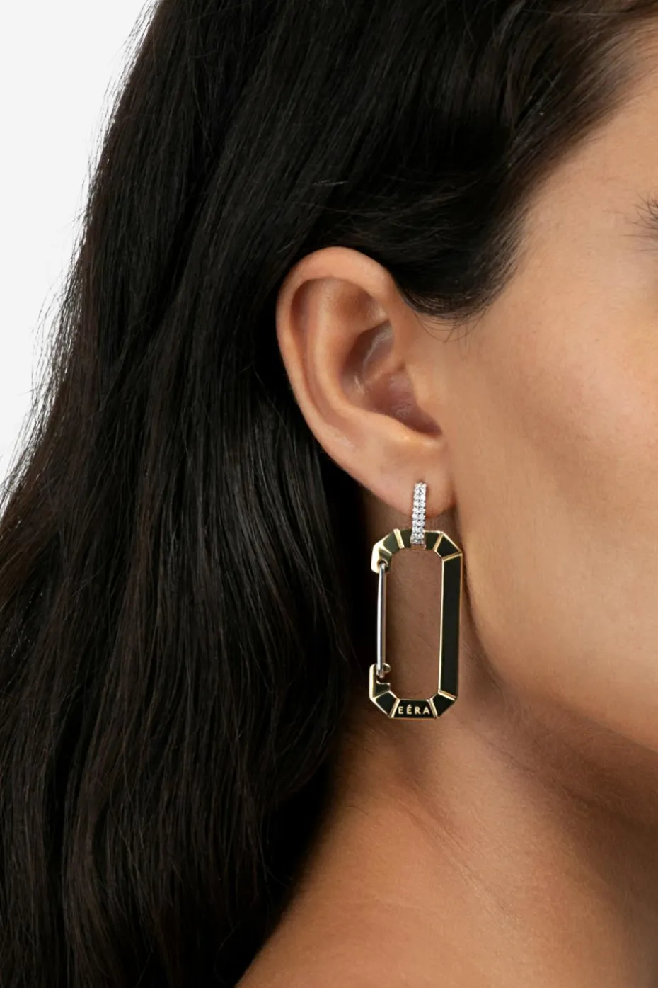 EÉRA GOLD Single earring "Chiara Big"