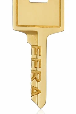 EÉRA GOLD Single earring `Key Small`