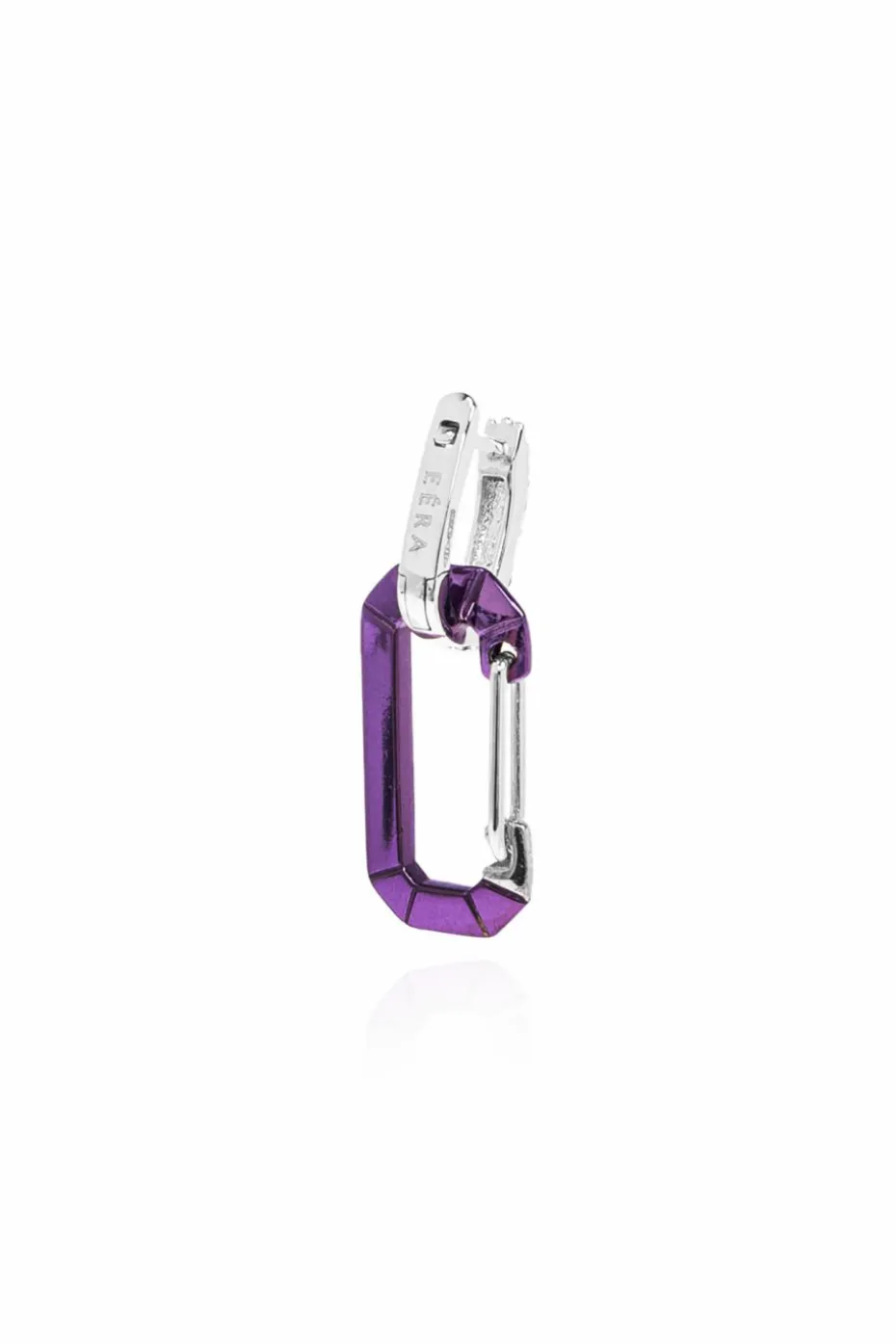 EÉRA PURPLE Single earring "Chiara Small"