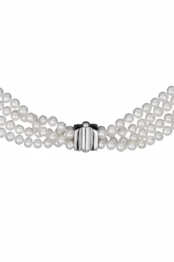 EÉRA SILVER Pearl choker