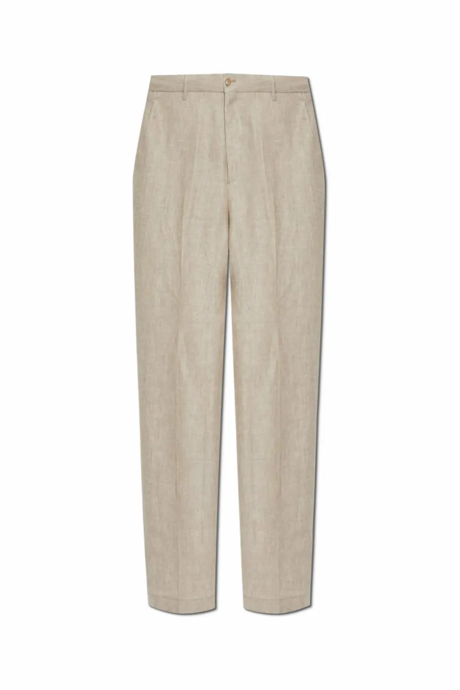 Etro beige Creased trousers