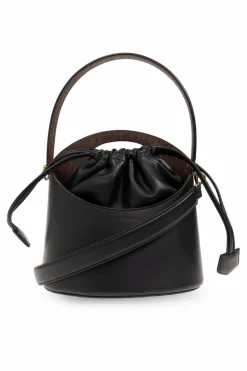 Etro BLACK āSaturno Mediumā bucket shoulder bag
