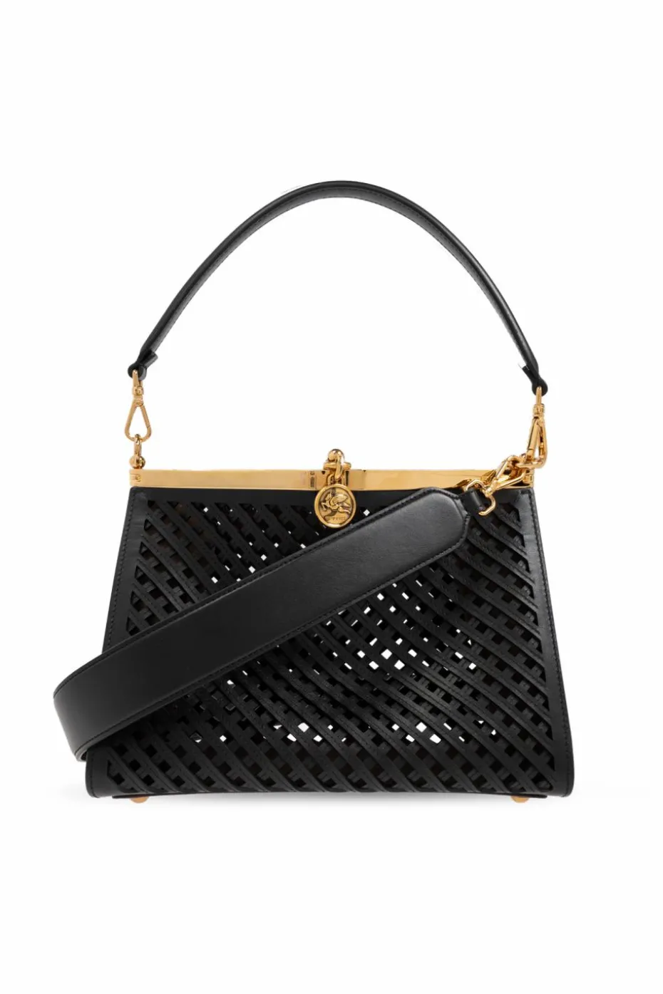 Etro BLACK Shoulder bag Vela Medium