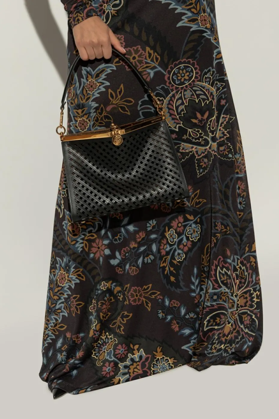 Etro BLACK Shoulder bag Vela Medium