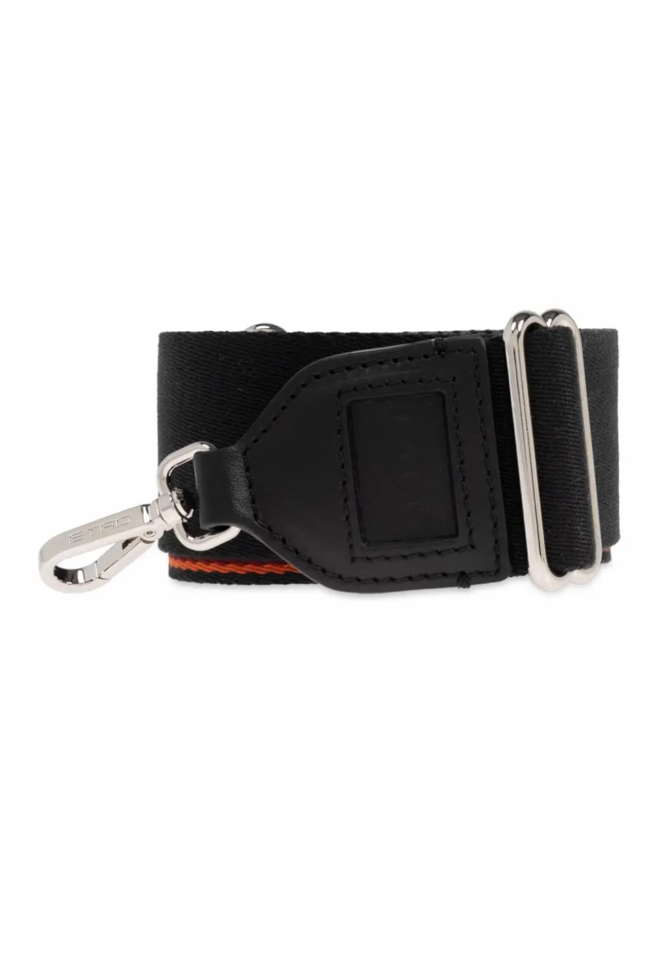 Etro BLACK Shoulder bag with logo-shaped patch