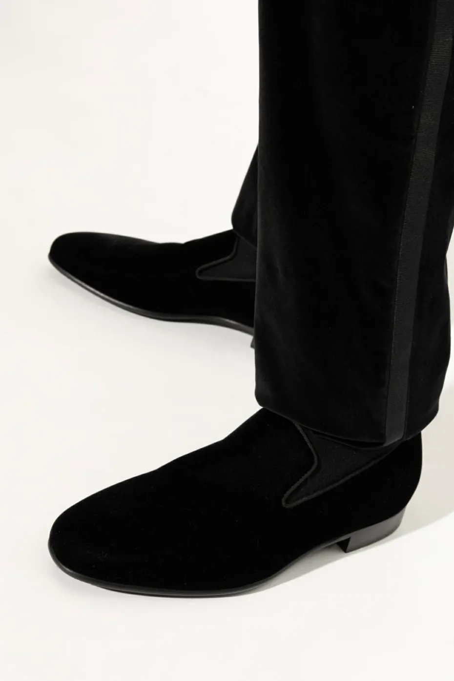 Etro BLACK Velvet shoes