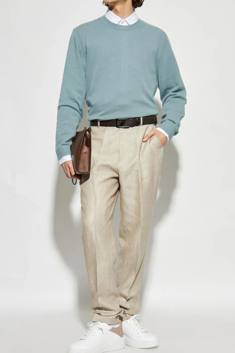 Etro BLUE Cashmere sweater