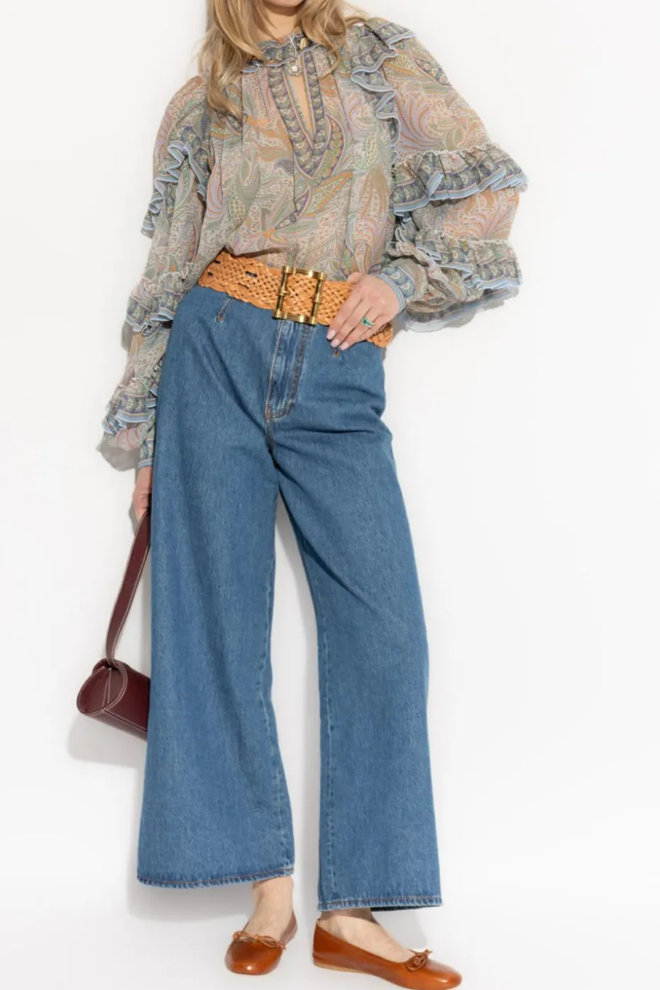 Etro BLUE Jeans with logo