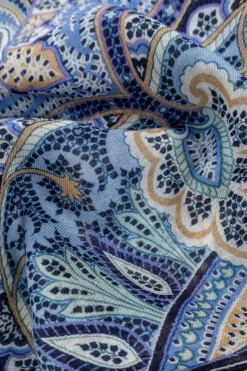 Etro BLUE Patterned scarf