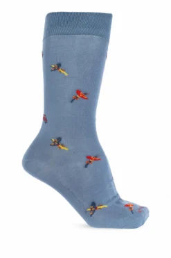 Etro BLUE Patterned socks