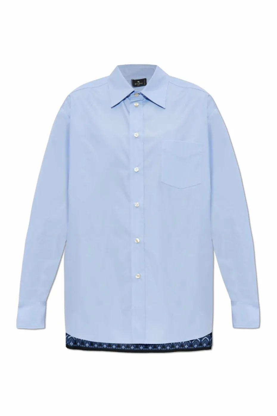 Etro BLUE Shirt with Pocket