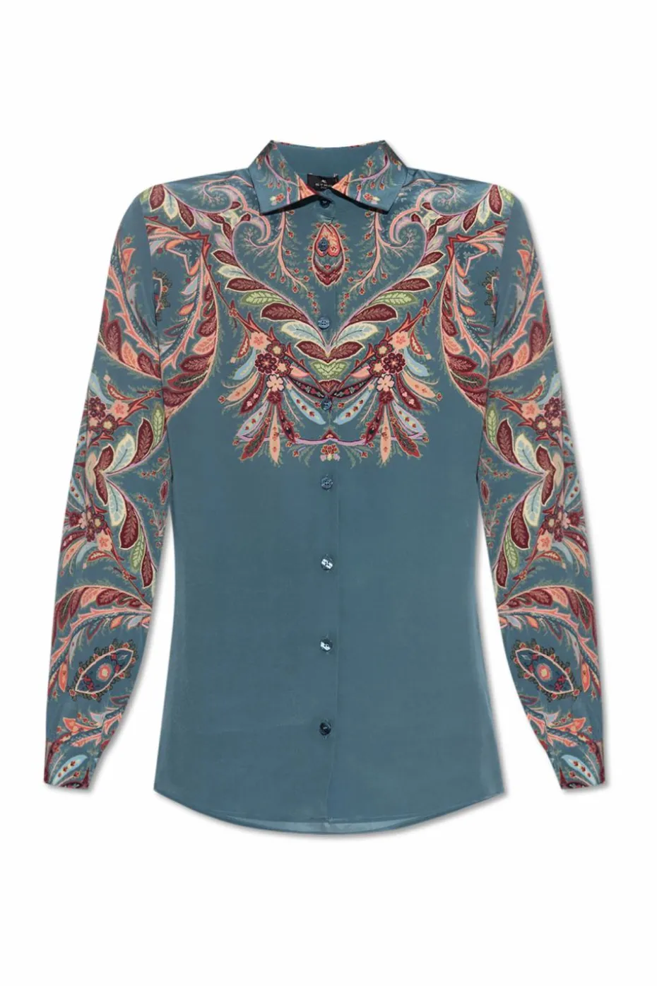 Etro BLUE Silk shirt