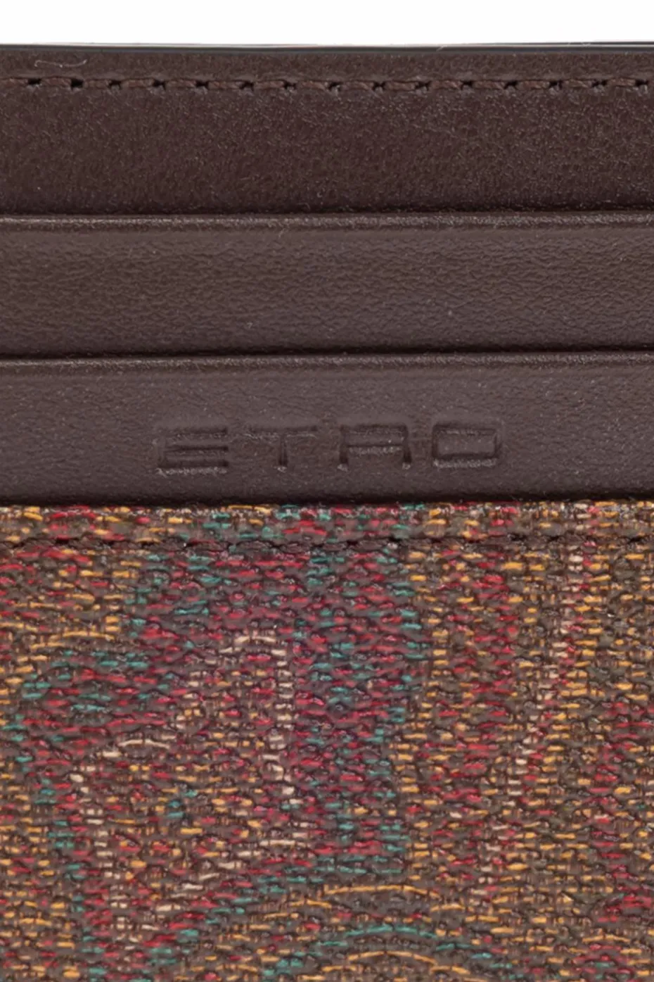 Etro BROWN Card case