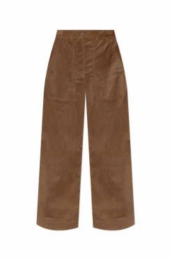 Etro BROWN Corduroy pants