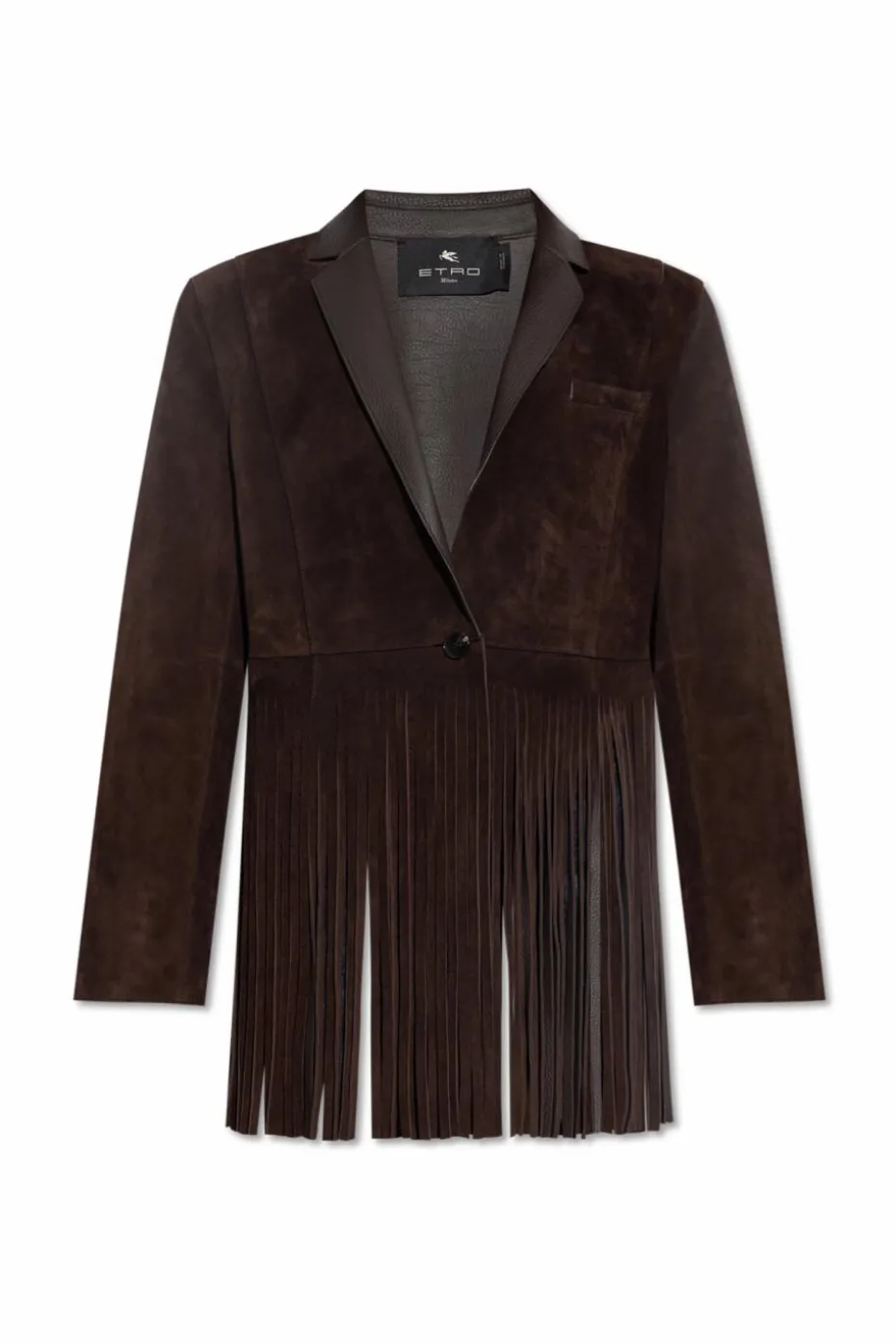 Etro BROWN Leather jacket
