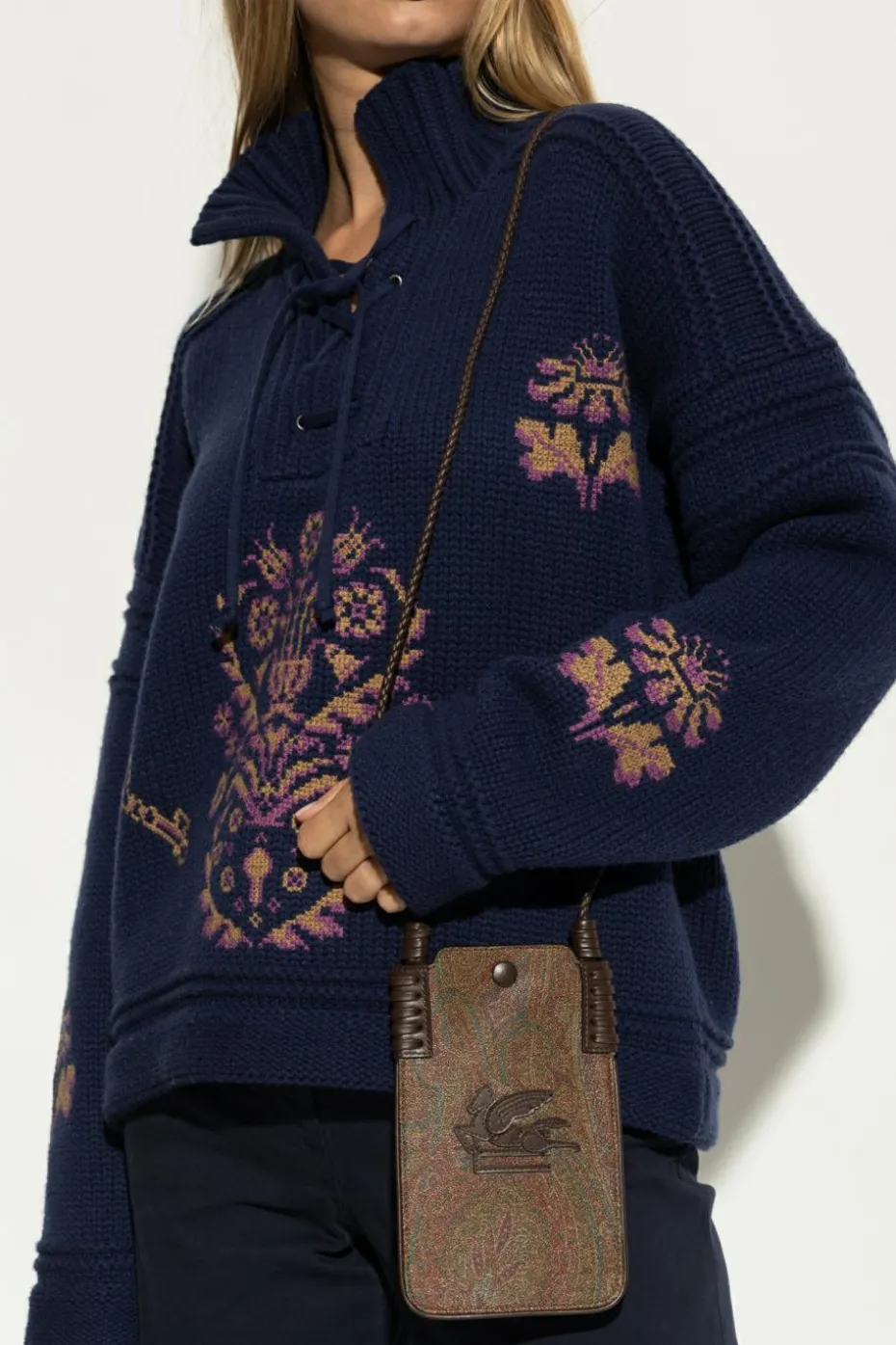 Etro BROWN Phone bag
