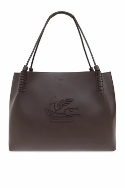 Etro BROWN Shopper bag