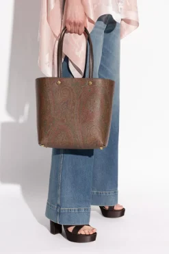 Etro BROWN Shopper-type bag