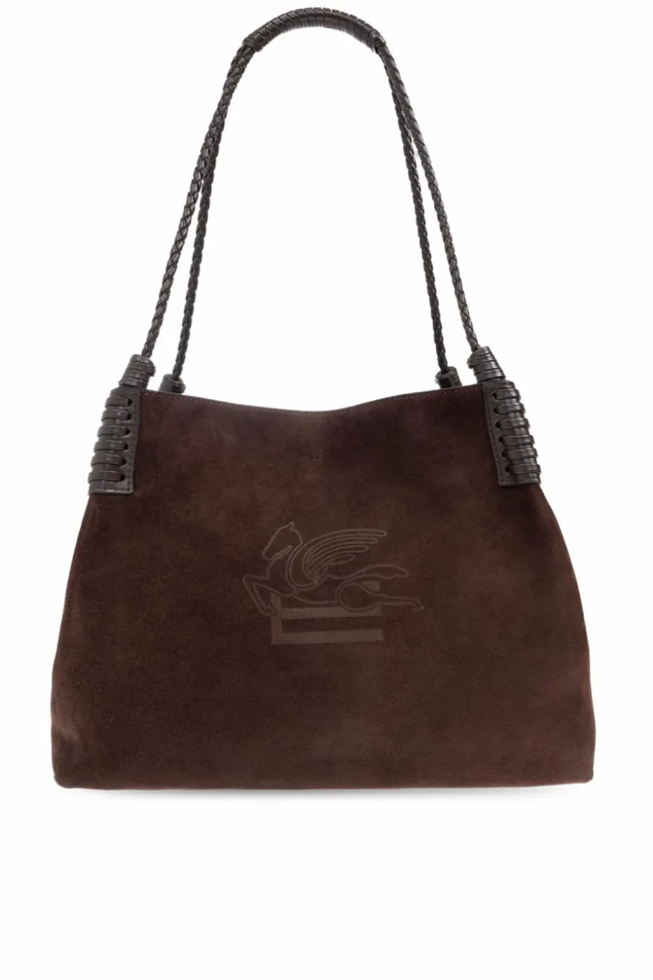 Etro BROWN Suede shoulder bag