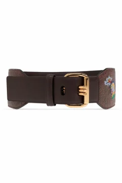 Etro BROWN Waist belt