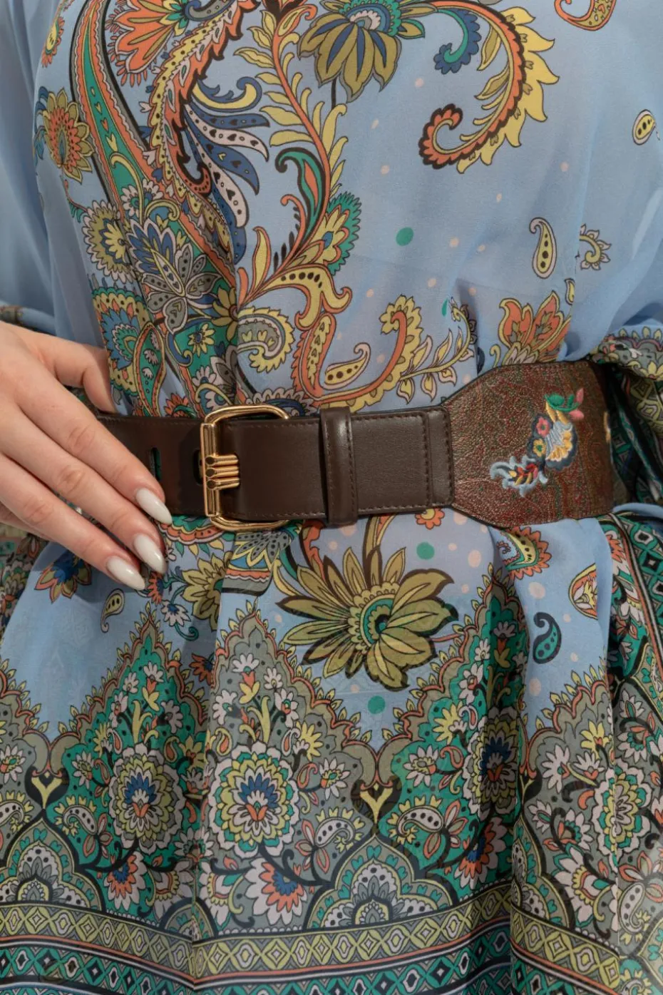 Etro BROWN Waist belt