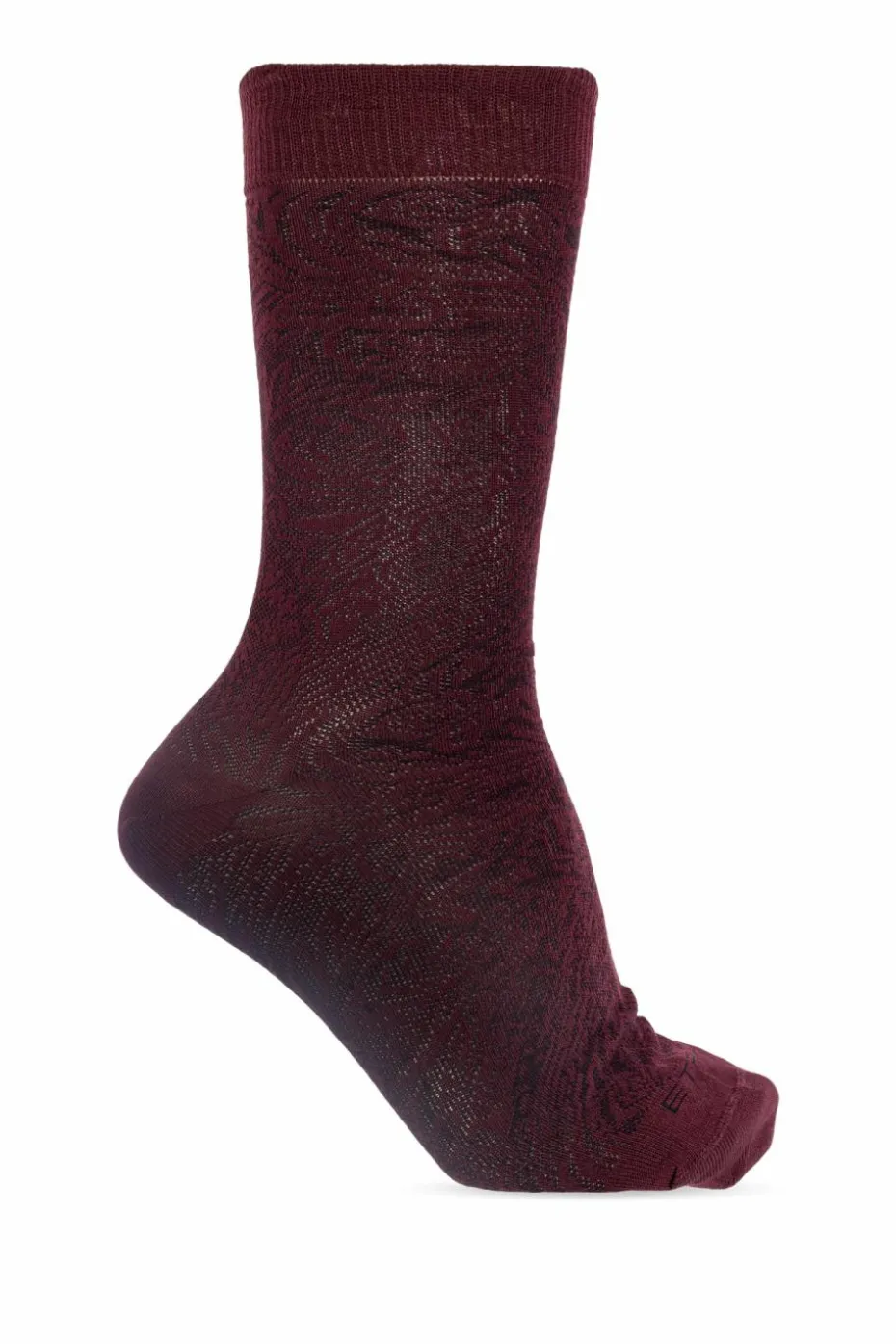 Etro BURGUNDY Patterned socks