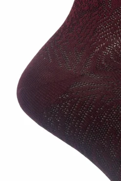 Etro BURGUNDY Patterned socks