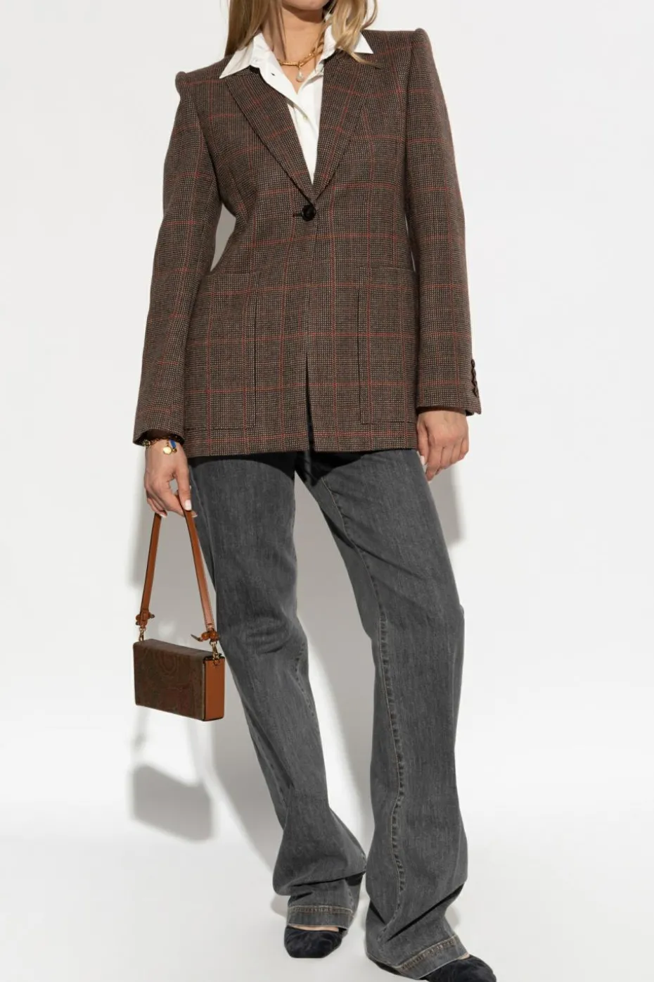Etro GREY Jeans with logo