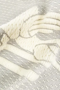 Etro GREY Scarf with logo