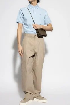 Etro light blue Polo with logo