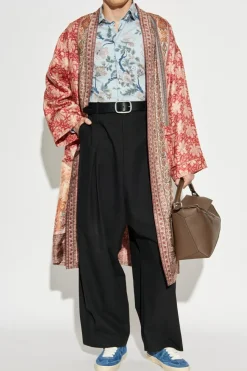 Etro light blue Shirt with floral motif