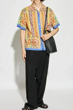 Etro MULTICOLOUR Patterned basket with short sleeves