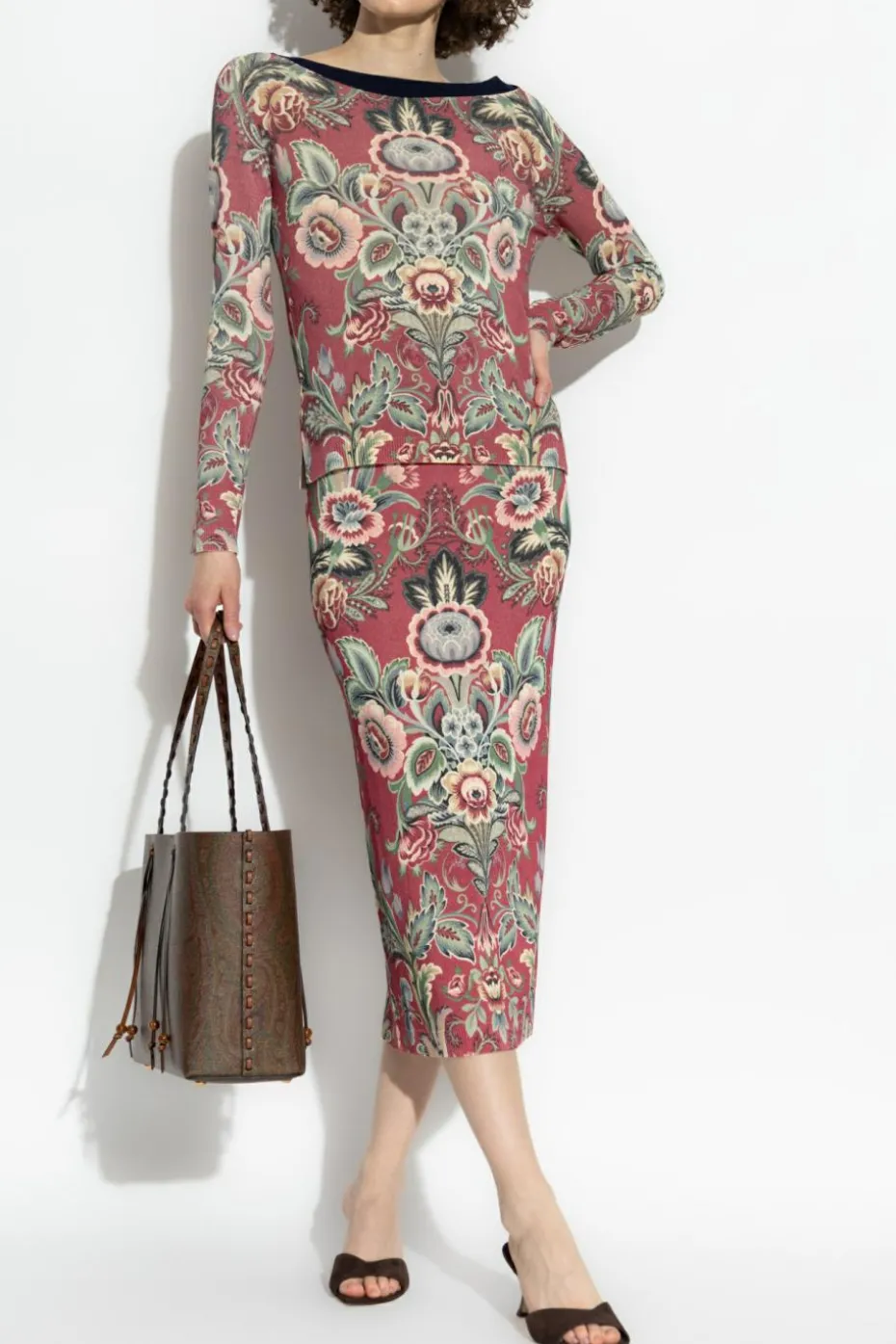 Etro MULTICOLOUR Sweater with floral motif