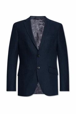 Etro NAVY BLUE Blazer with Pockets