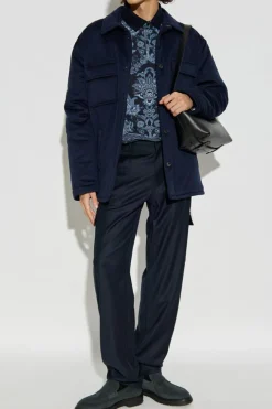 Etro NAVY BLUE Cargo pants