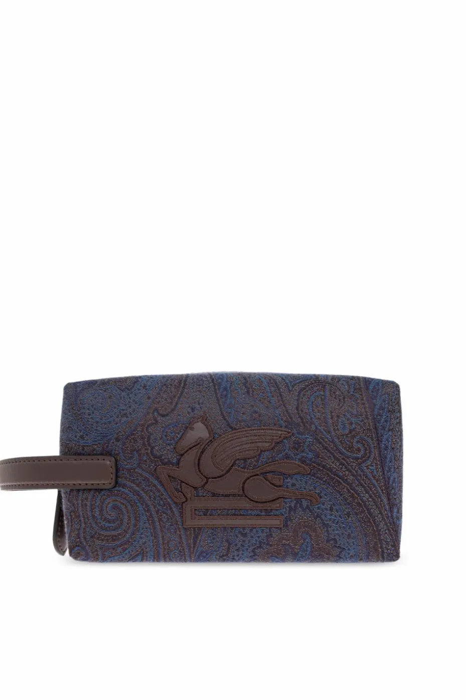 Etro NAVY BLUE Cosmetic bag with pattern